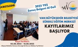 Van Büyükşehir Belediyesi Sürekli Eğitim Merkezi kayıtları başlıyor