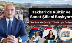 Hakkari ve İlçelerinde Kültür ve Sanat Şöleni Başlıyor