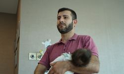 Ameliyat edilen 5 günlük bebek, 400 gramlık tümörün çıkarılmasıyla hayata tutundu