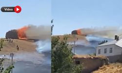 Yüksekova’ya bağlı Nebari köyünde yangın çıktı!