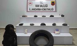 Van’da otomobil lastiğinde 6 kilo uyuşturucu ele geçirildi