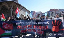 Erzurum’da sağlıkçıların 103 haftalık yürüyüşü sürüyor