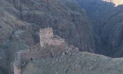 Tarihi Şeytan Kalesi havadan görüntülendi
