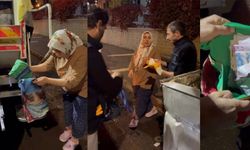 Para dolu çantayı yanlışlıkla çöpe attılar, çöp arabasını arayıp poşeti buldular