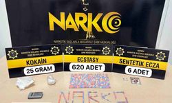 Mardin’de 620 adet uyuşturucu hap ele geçirildi