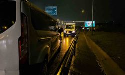 Eyüpsultan’da yağış nedeniyle 7 araç birbirine girdi: 2 yaralı