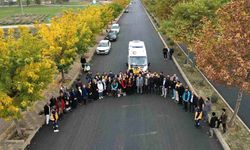 Diyarbakır’da trafikte fermuar sistemi uygulamalı anlatıldı