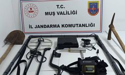 Muş’ta kaçak kazı operasyonu: 4 kişi gözaltına alındı