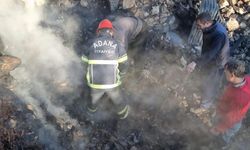 Yangında evi küle dönen yaşlı kadının cenazesine ulaşıldı