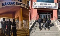 Hakkari’de hakkında kesinleşmiş hapis cezası bulunan 2 kişi yakalandı