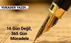 16 Gün Değil, 365 Gün Mücadele