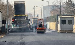 Eczaneler Sokağında 500 metrelik asfalt çalışması