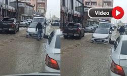 Yüksekova Özgürlük Meydanı’nda Derin Çukur Sürücülere Zor Anlar Yaşattı