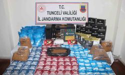 Tunceli’de kaçak alkol ve tütün operasyonu