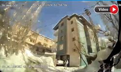 Hakkari’de kızakla kayan Küçük çocuğun ölümü kameraya yansıdı