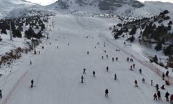 Ergan Kayak Merkezinde hafta sonu yoğunluğu