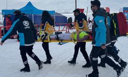 Yüksekova’daki kayaklı koşu yarışmasında 5 sporcu yaralandı