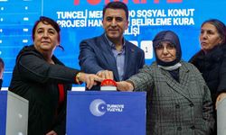 Tunceli’de 875 sosyal konutun kura çekimi gerçekleşti