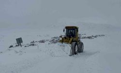 Kars’ta kar kaplanlarının 2 bin 100 rakımda zorlu mesaisi