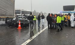 TAG Otoyolu’nda zincirleme kaza: 2 ölü, 11 yaralı
