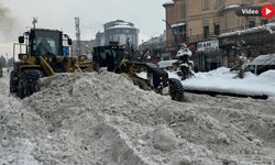Belediye ve Karayolları’ndan Ortak Karla Mücadele Çalışması