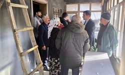 Yangında Evi Zarar Gören Akdoğan Ailesine Devlet Desteği