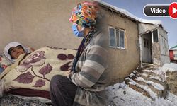 Yüksekova’da Vicdanları Sızlatan Görüntü: Yatalak Kadın Sobasız Odada