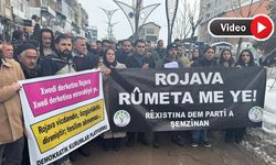 Şemdinli’de Halep’teki Saldırılar Protesto Edildi