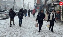 Yüksekova'da kar yağışı etkili oluyor