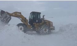 Kar kalınlığının 2 metreyi bulduğu Ağrı’da ekiplerin zorlu mesaisi