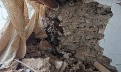 Batman’da heyelan: Kayaların düştüğü ev yıkıldı