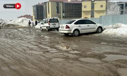 Yüksekova’da Hastane Yolu Köstebek Yuvasına Döndü