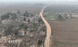 Suruç’ta mezarlık yolunda çalışmalar başladı