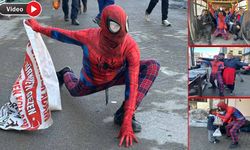 Türkiye'yi gezen "Örümcek Adam" Yüksekova'da