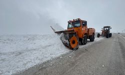 Yüksekova–Dağlıca Yolunda Karla Mücadele Çalışmaları Sürüyor