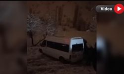 Hakkari’de kar yağışı kazaları da beraberinde getirdi