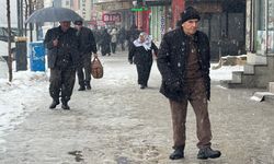 Yüksekova’da Karla Karışık Yağmur