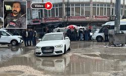 Vatandaşlar oluşan çukurlara tepkili ”Bu yolları hak etmiyoruz”