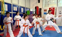 Muş’ta karate antrenmanları hız kesmeden sürüyor