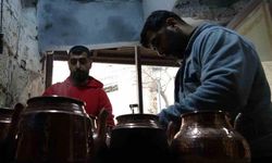 Gaziantep’te kalaycılarin bayram mesaisi