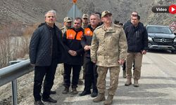 Vali Taşyapan, Heyelan Bölgesinde İncelemelerde Bulundu