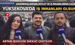 Yüksekovalılardan Devlete ve İş İnsanlarına Yatırım Çağrısı
