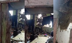 Hakkari’de bir ev çöktü