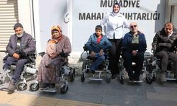 Engelli 10 kişi, akülü sandalye ile bayrama rahat girecek