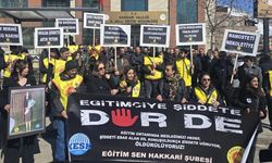 Hakkâri’de Eğitim Sen’den “Okullarda Şiddete Artık Yeter” Yürüyüşü