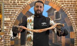 12 metrelik mumbar dolmasıyla Mardin mutfağına dikkat çektiler