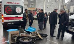 Hakkari’de minibüs ile motosiklet çarpıştı!