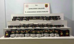 Şanlıurfa’da 82 kilo kaçak nargile tütünü ele geçirildi