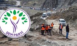 Yüksekova-Hakkari Yolundaki Heyelana DEM Parti’den Sert Tepki