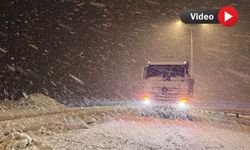 Nisan’da Kış Geri Döndü: Güzeldere mevkiinde kar ve tipi etkili oldu